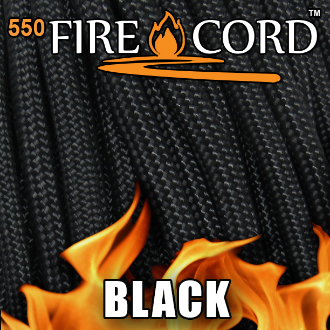 FireCord, Black, 25 Feet, Live Fire Gear