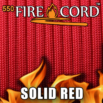 550 FireCord - Red - 25 Feet by Live Fire Gear™