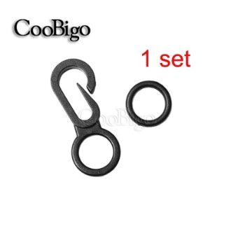 Plastic Snap Hook Clasp & O-Ring, Paracord Bracelet Accessory