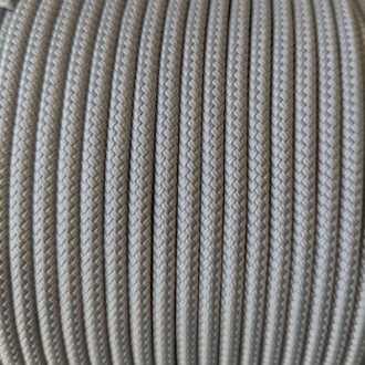 Silver Grey | 1/4 Double Braid Polyester Halter and Yacht Rope